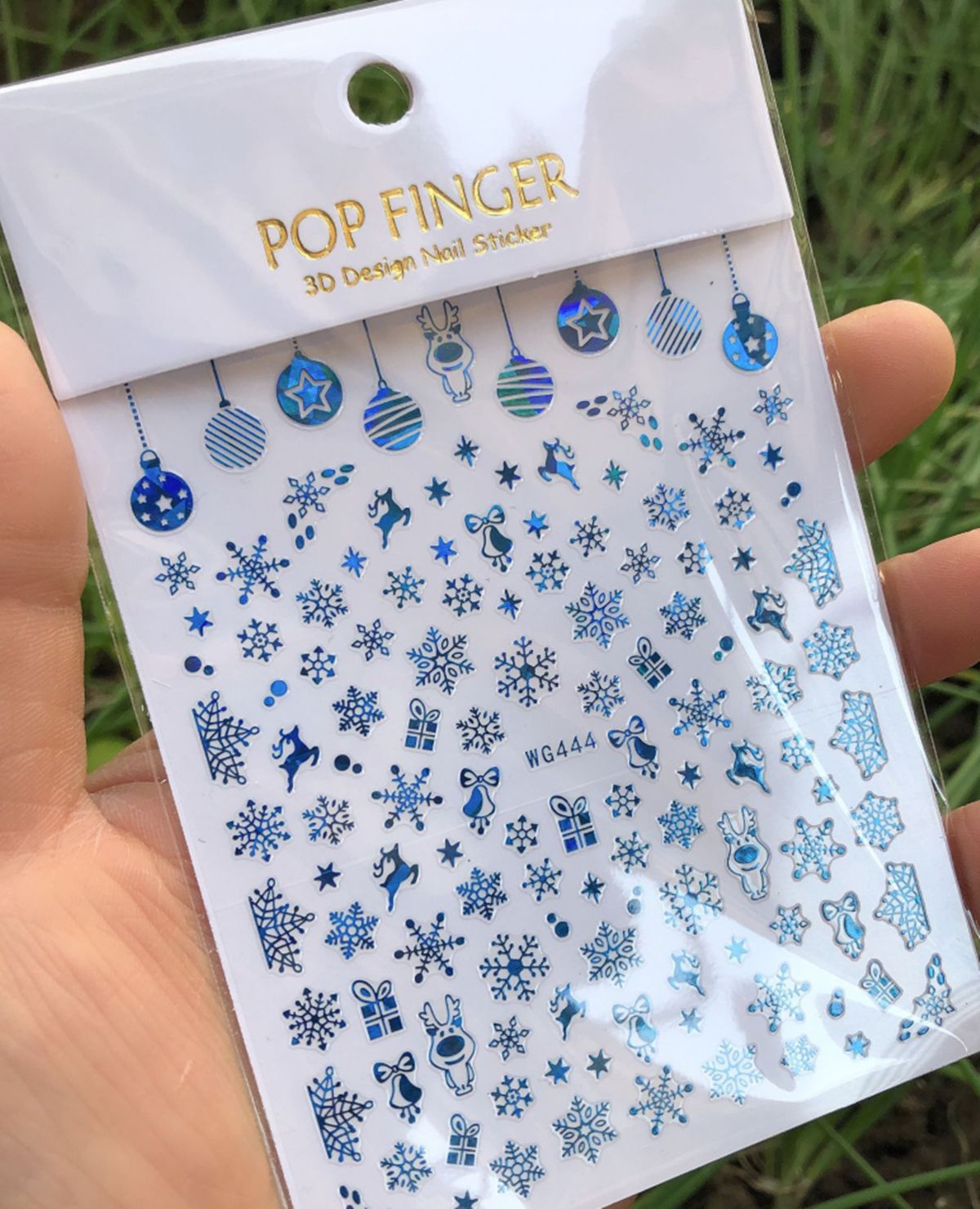Christmas 3D Nail Stickers Hol - Nail Art Xmas Stickers 评论和价格