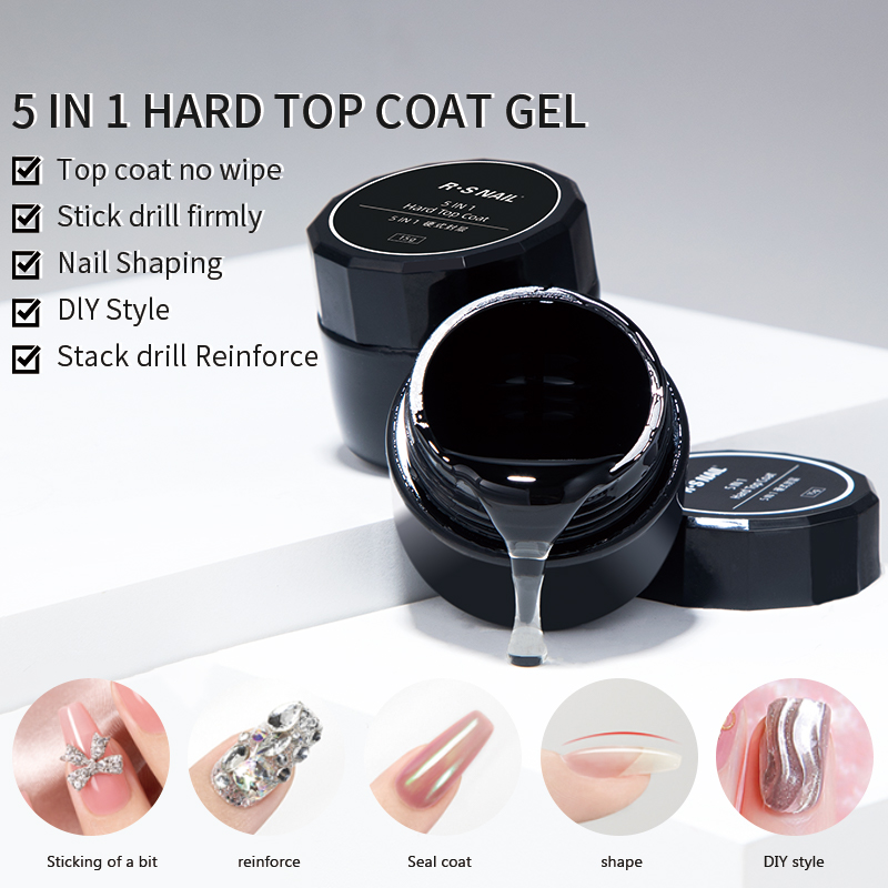 RSNAIL 5 IN 1 Japanese Hard To - Gel Top Coat 评论和价格