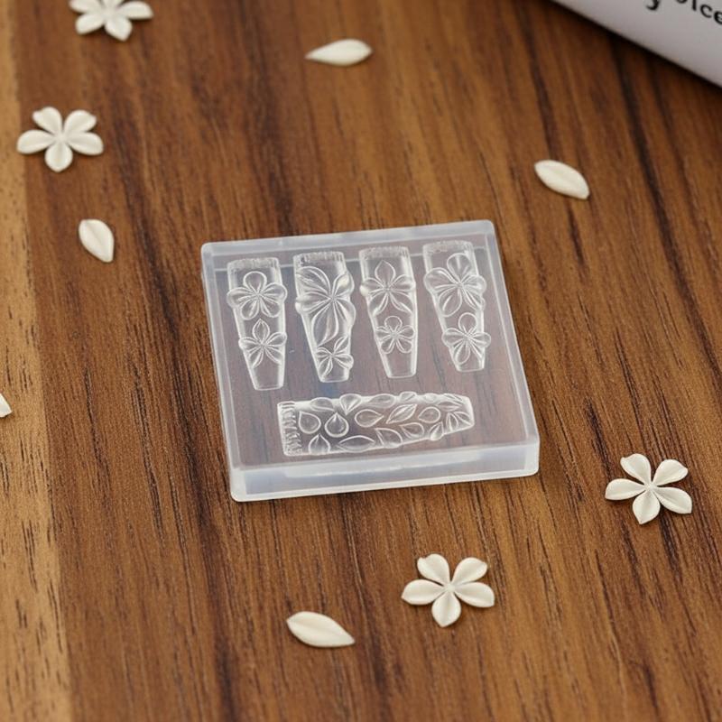 Reusable Silicone Nail Art Mol - Nail Stamping Plate 评论和价格