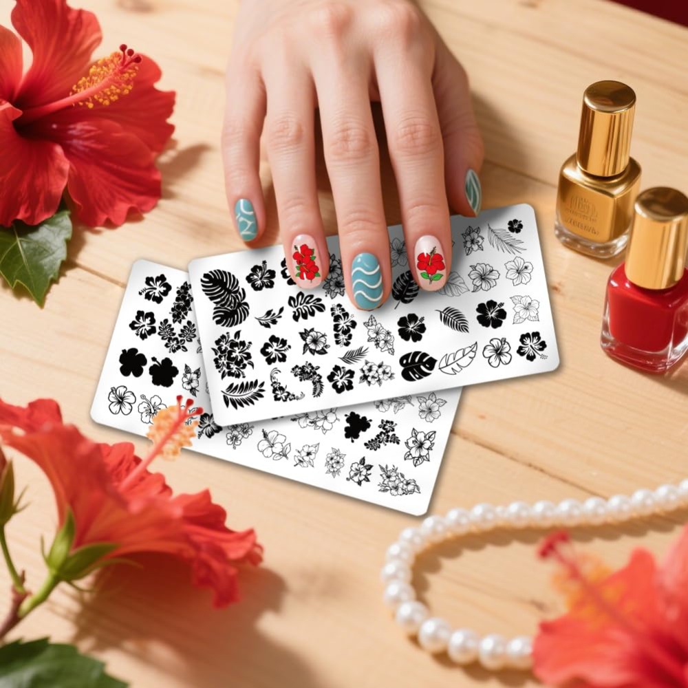 Stainless Steel DIY Nail Art T - Nail Stamping Plate 评论和价格