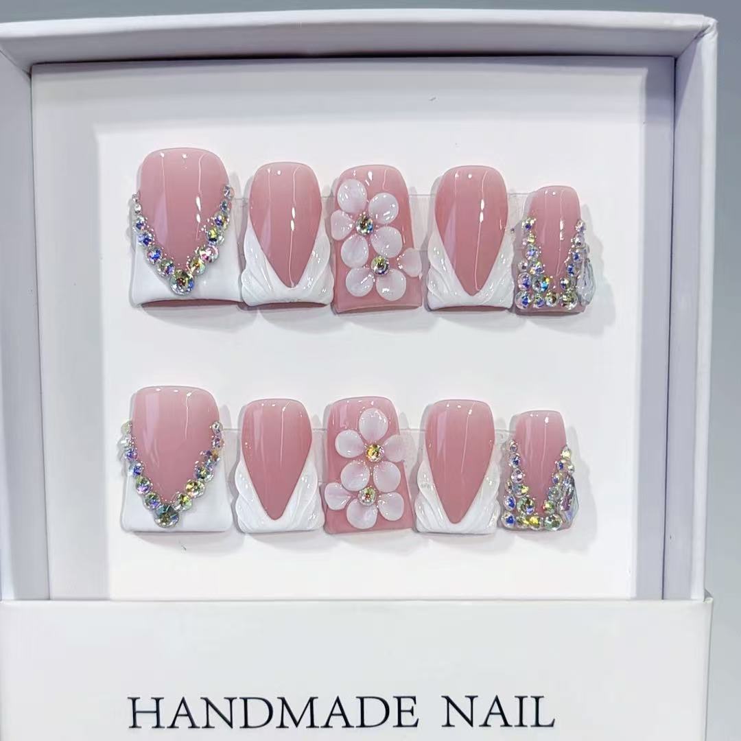 10pcs High-end Simple and eleg - Nail Art Design 评论和价格