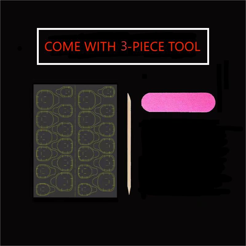 10 PCS Luxury Handmade Press o - Nail Adhesive Tab 评论和价格