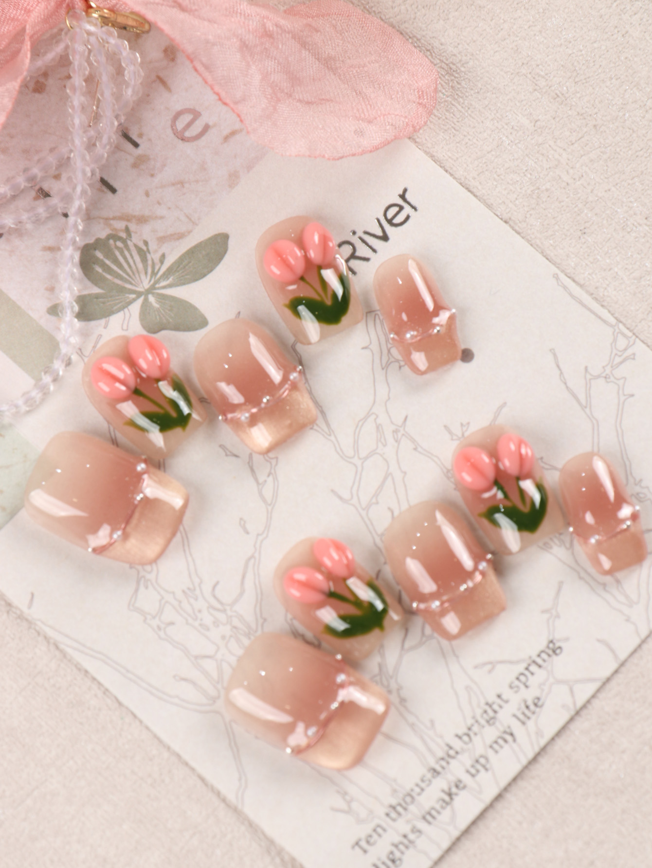 10Pcs Press on Nails Short Pin - Nail Adhesive Tab 评论和价格