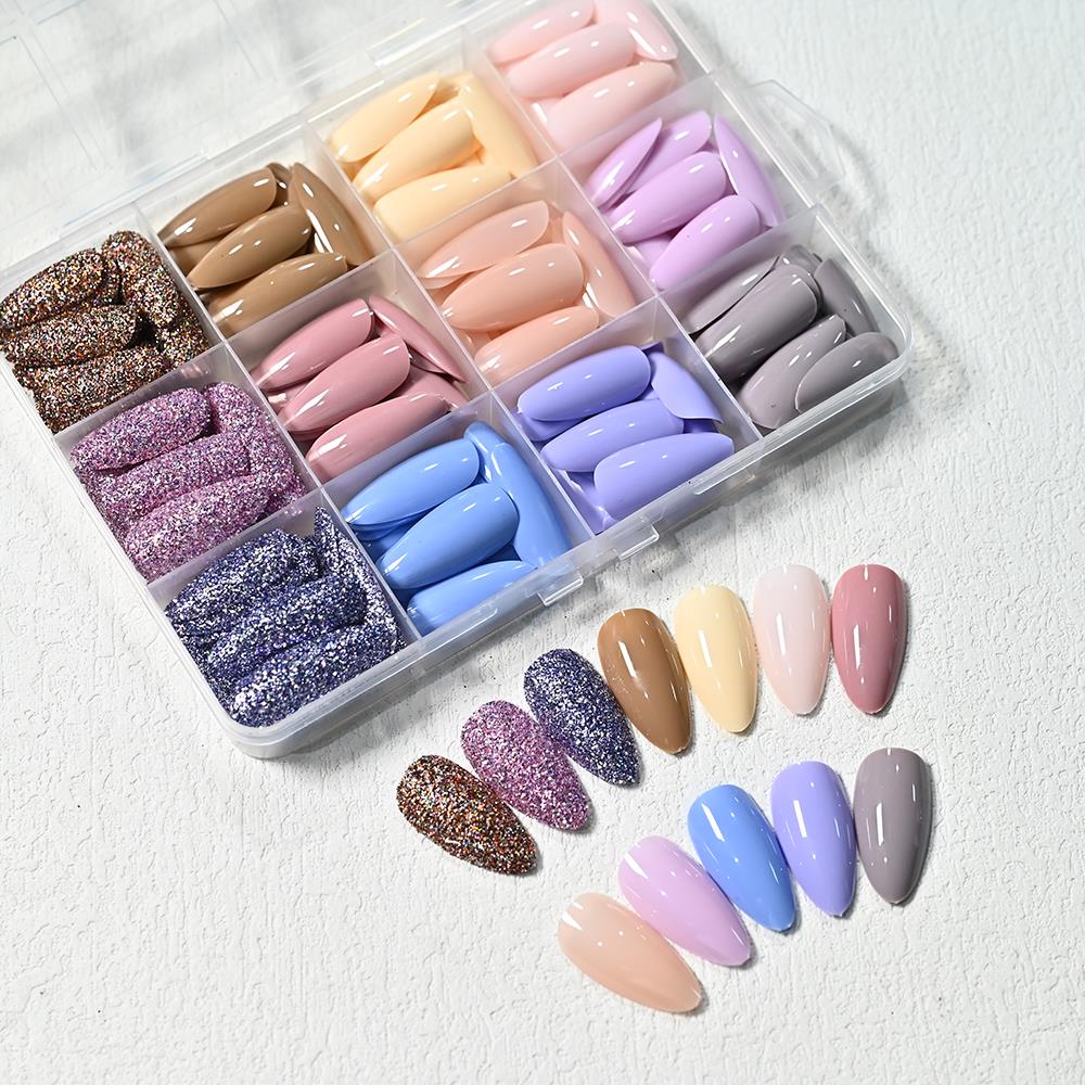 288Pcs Glossy Macaron Medium A - Nail Art Design 评论和价格
