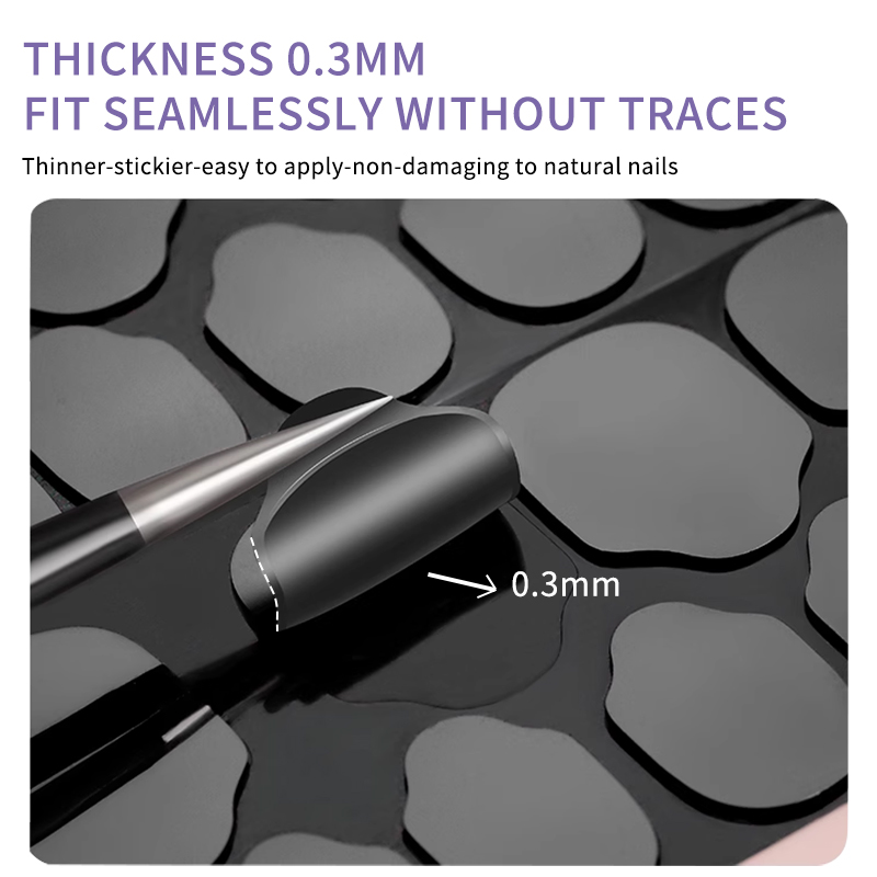 Double Sided Glue Nail Sticker - Nail Adhesive Tab 评论和价格