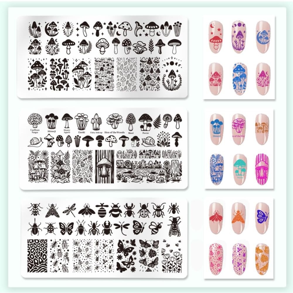 Stainless Steel DIY Nail Art T - Nail Stamping Plate 评论和价格