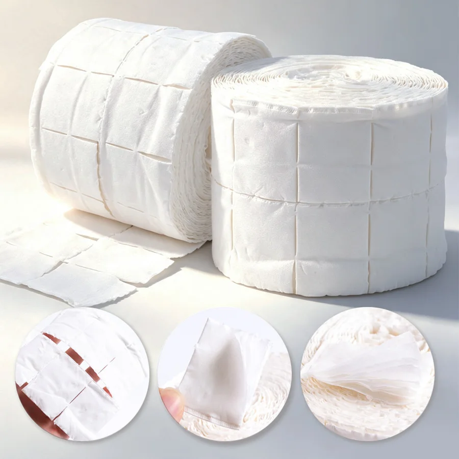 300/500Pcs Roll Lint Free Cott - Nail Art Gel 评论和价格