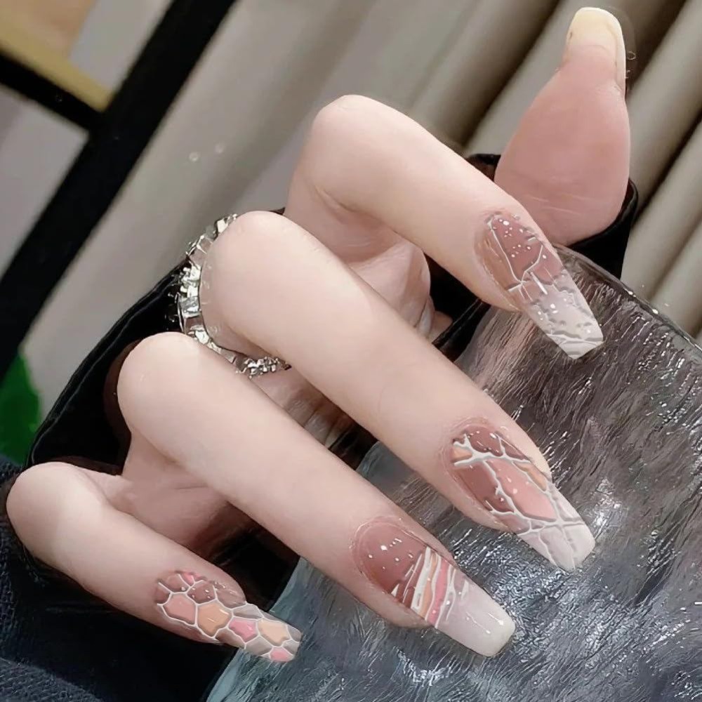 3pcs Abstract Texture Nail Sta - Nail Stamping Plate 评论和价格