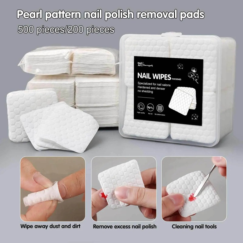 200/500pcs Lint-Free Nail Poli - Nail Art Gel 评论和价格