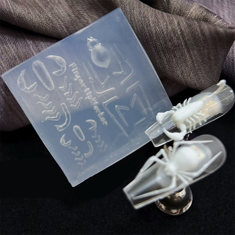 3D Spider Scorpion Silicone Na - Nail Stamping Plate 评论和价格