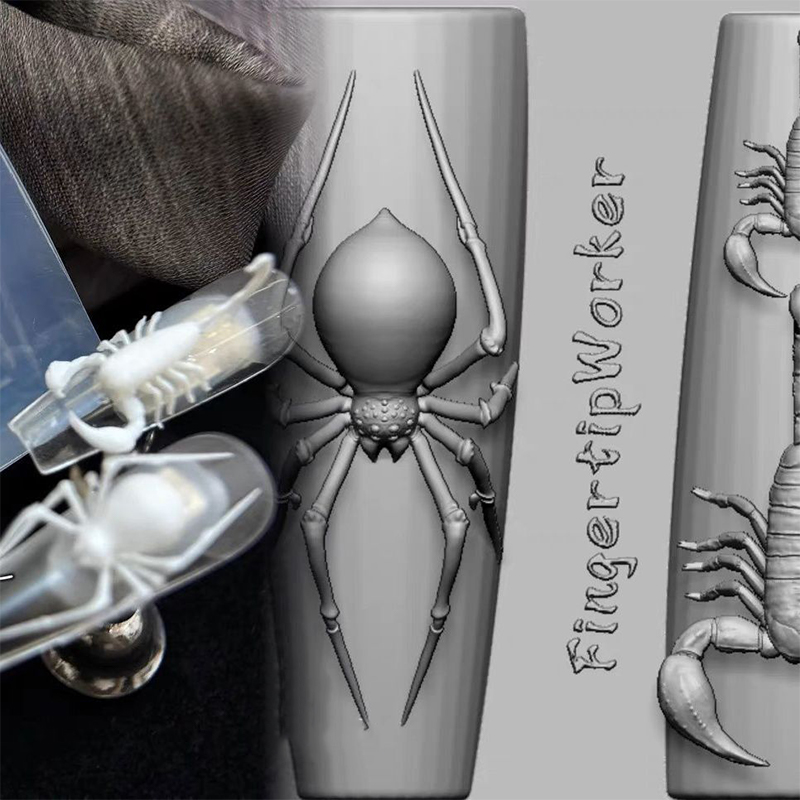 3D Spider Scorpion Silicone Na - Nail Stamping Plate 评论和价格